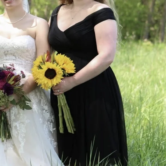 David's Bridal | Dresses | Davids Bridal Black Dress | Poshmark